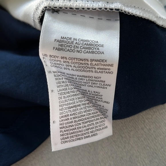 NWT Reebok Rugby Dress Colour-Block Athletic Dress Long Sleeves - Picture 6 of 15